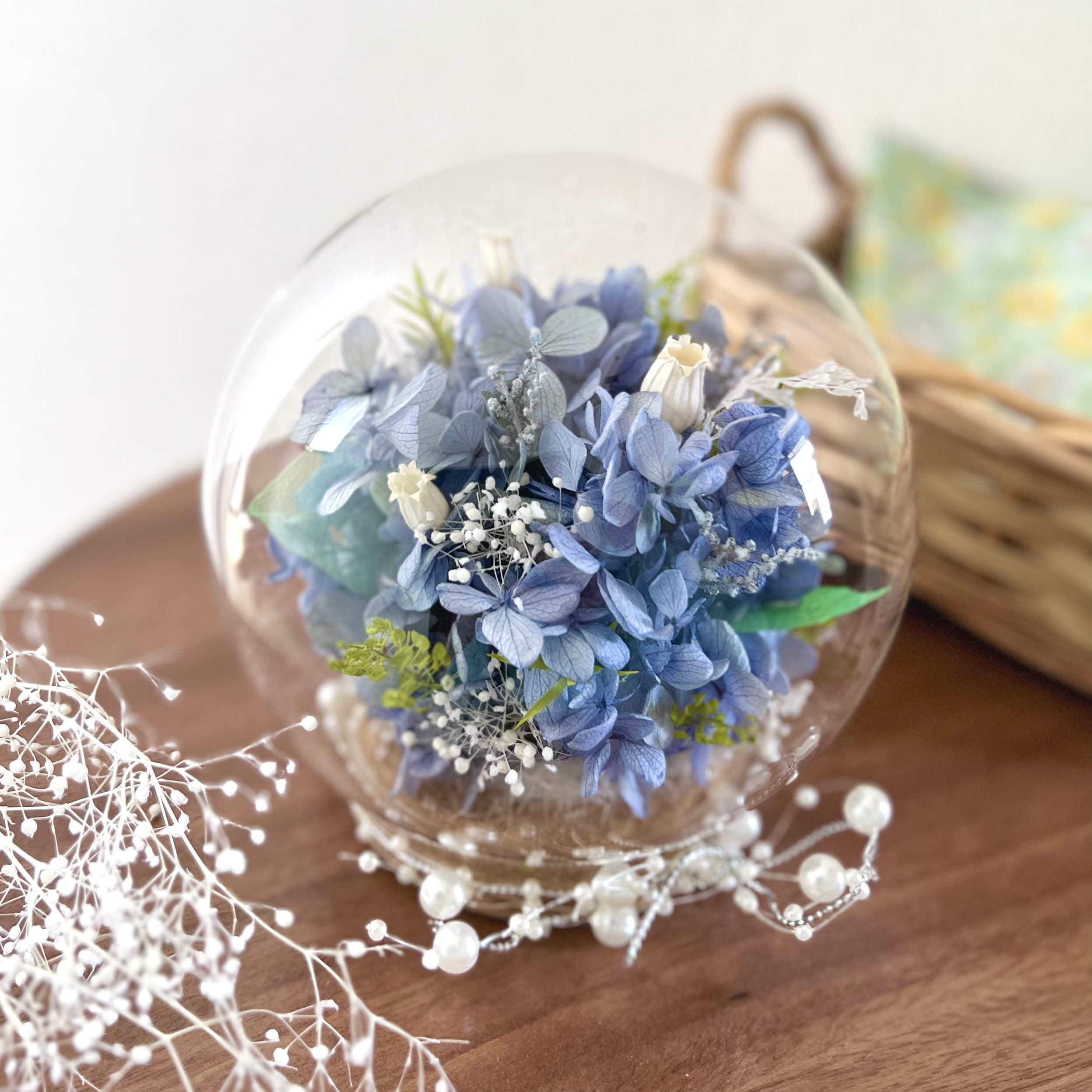 bubble garden “あじさい” 晴れやかブルー2025