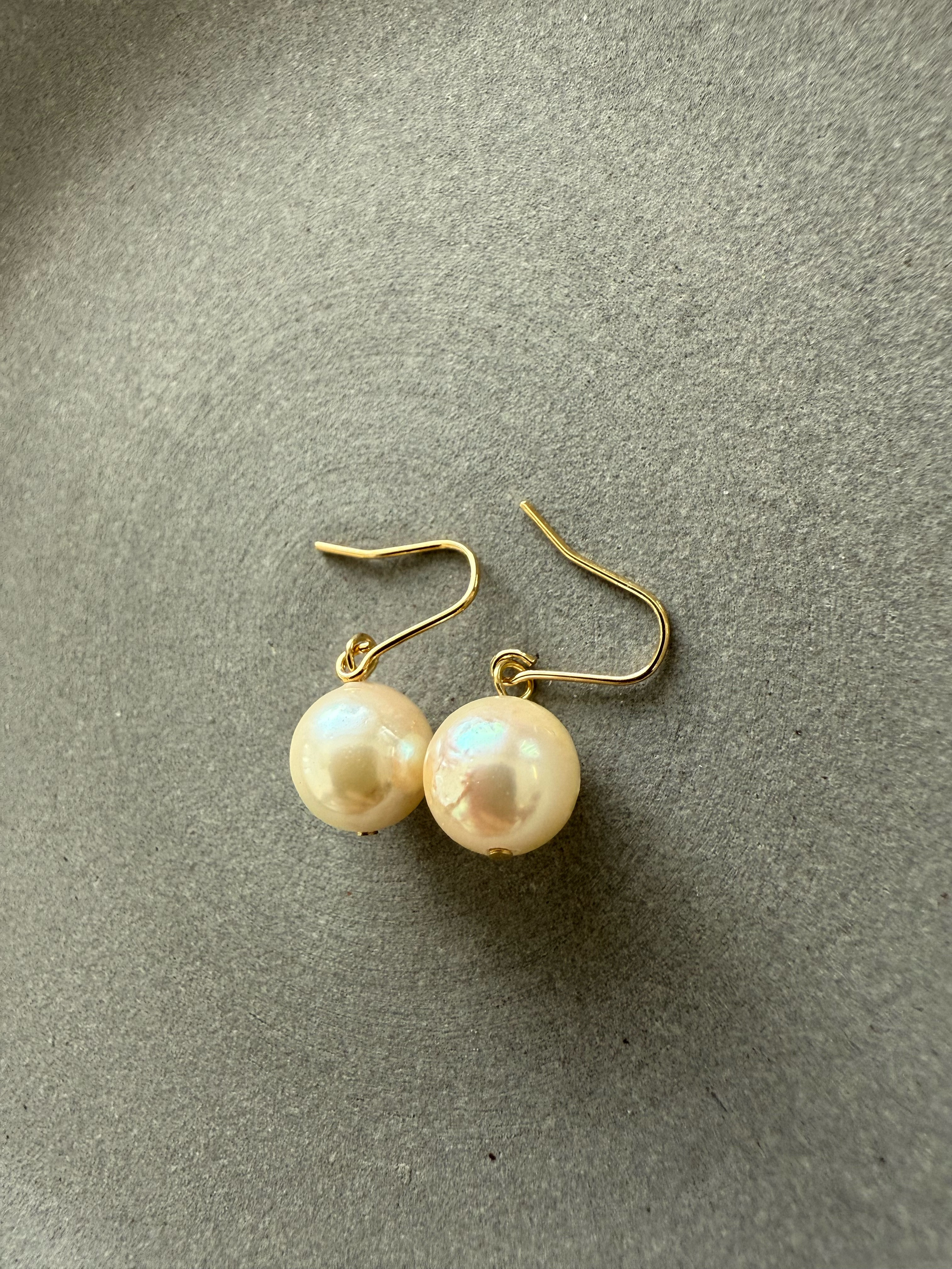 ［再販］宇和島産あこや真珠♚ピアス/ノンホールピアス