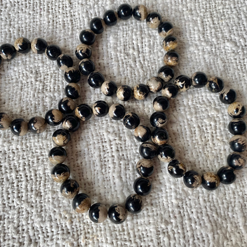 パームルート】ヤシの根の化石☆ブレスレット ブレスレット Shiwa