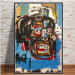 ジャンミシェルバスキア ストリートキャンバスアートポスター 50×70cm