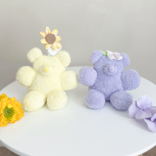 夏限定】あじさいさん こんぺいとうの森のくまさんのぬいぐるみ