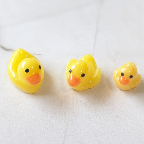 アヒルと浮き輪のパーツ デコパーツ Kazupanda 通販 19256428｜Creema