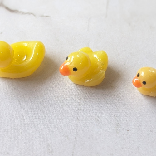 アヒルと浮き輪のパーツ デコパーツ Kazupanda 通販 19256428｜Creema