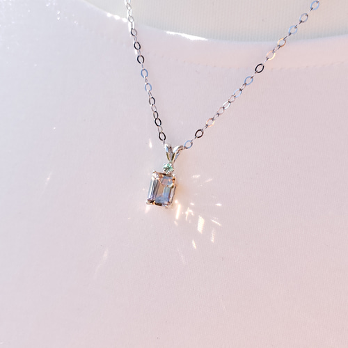 詩幸虹』大きな虹入りアメトリンとハイクリアーシトリンのマクラメ