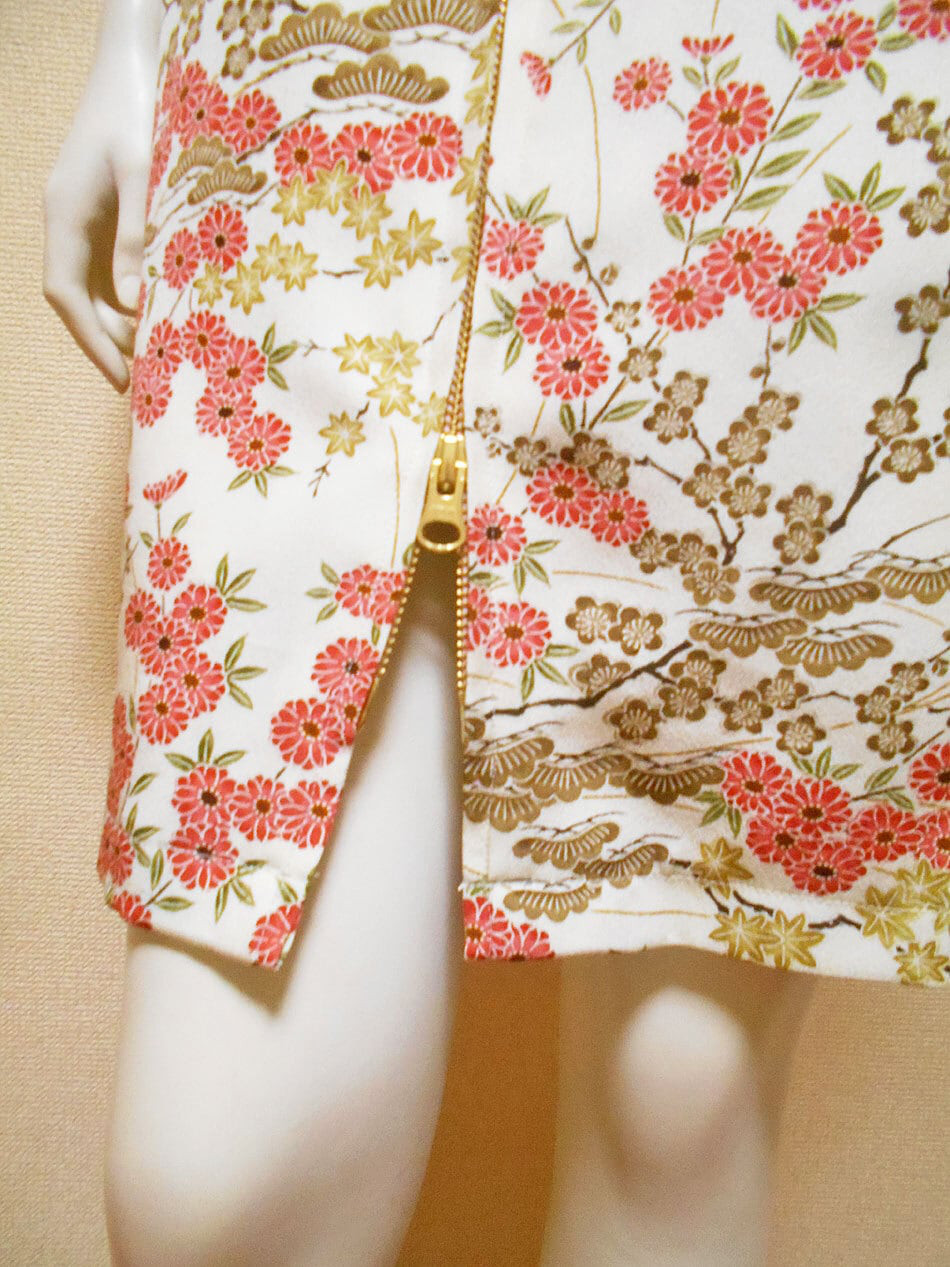 ジップスリットドレス Zip slit dress LO-556/S