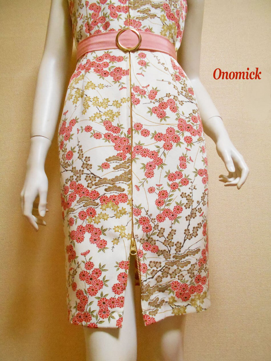 ジップスリットドレス Zip slit dress LO-556/S