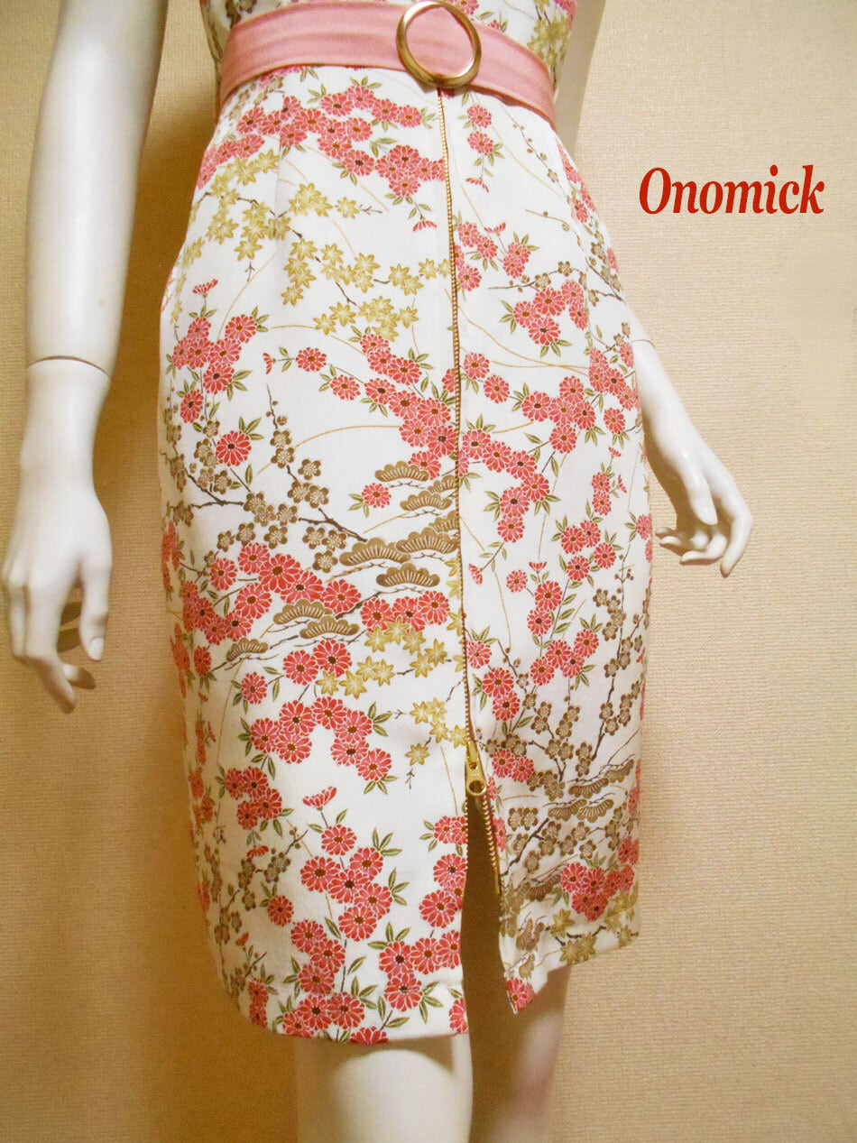 ジップスリットドレス Zip slit dress LO-556/S