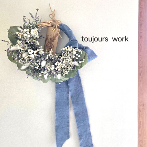 ハーフリース◇ナチュラル◇ リース toujours work☆mi 通販 19257249