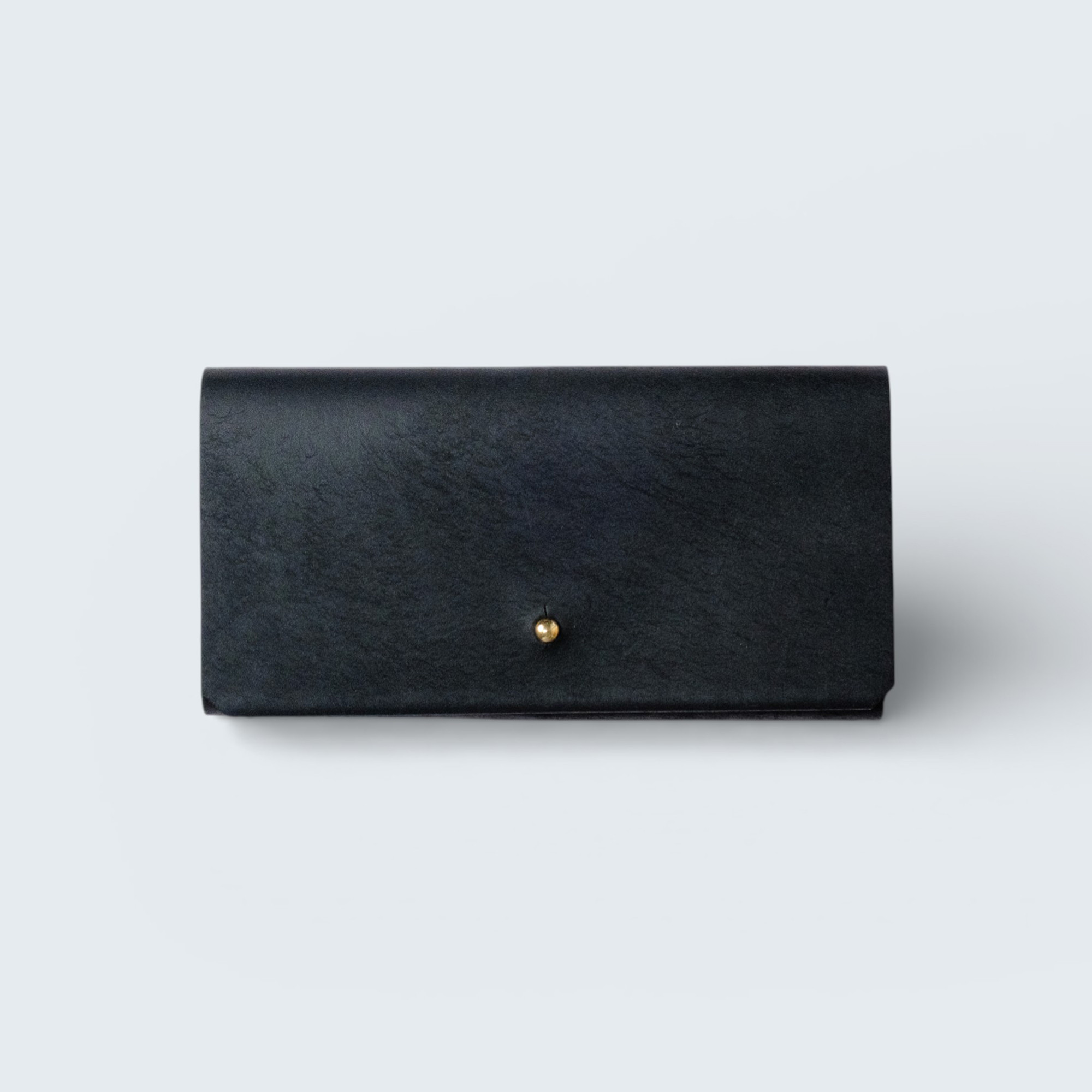 Sabrina Long｜お札と同じサイズの小さな長財布 墨 日本製  本革 ミニ財布 ウォレット 革財布