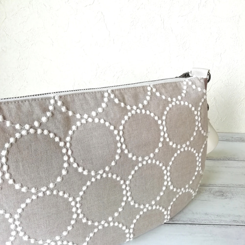 SALE☆ミナペルホネンforest tile,tambourineショルダーバッグ/beige