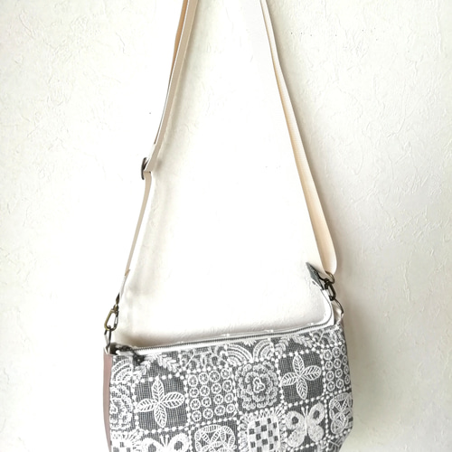 SALE☆ミナペルホネンforest tile,tambourineショルダーバッグ/beige