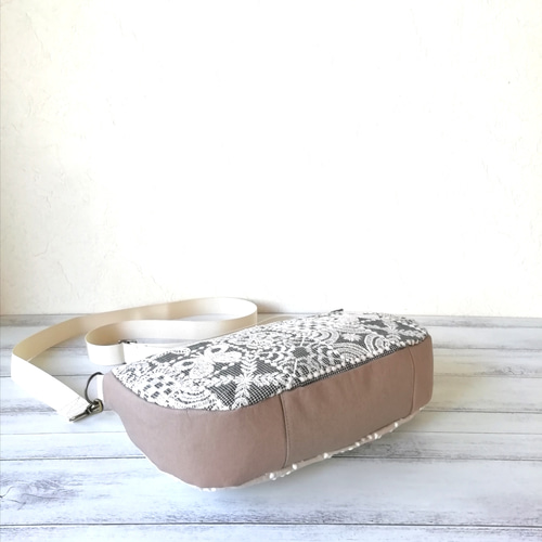 SALE☆ミナペルホネンforest tile,tambourineショルダーバッグ/beige