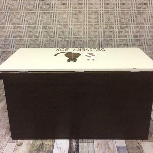 118《宅配BOX》蓋付き置き配BOX メールボックス 木箱 収納 118《宅配BOX》蓋付き置き配BOX メールボックス 木箱 収納