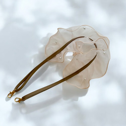 ［数量限定］刺繍リボンのミニかごバッグ(M) 3枚目の画像