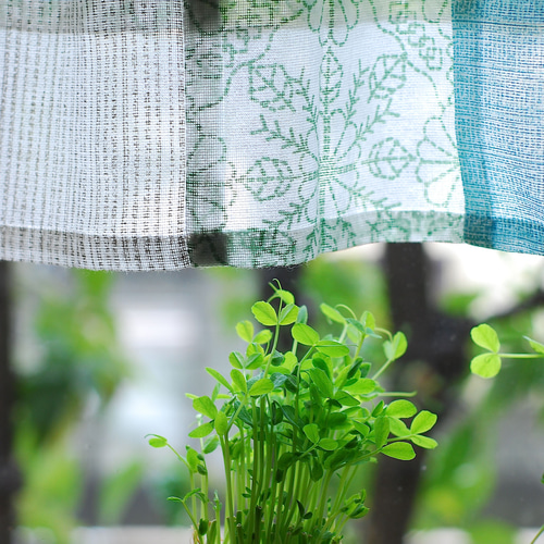 のれん☆パステルカラー☆パッチワーク☆綿100％☆ハンドメイド