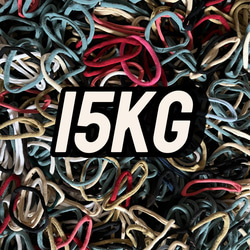 靴下ハギレ（輪っか） 約15kg （糸くず処理済み） 【C5】 はぎれ エコ