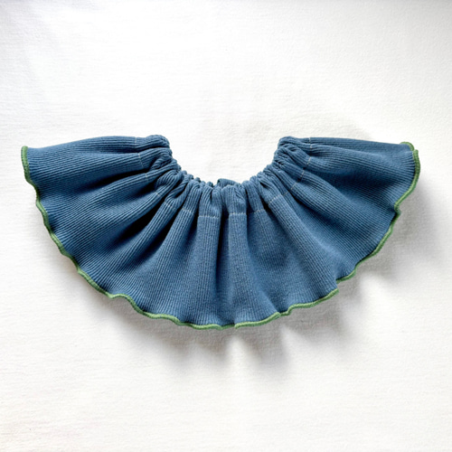 限定色⭐︎スタイ フリル(ブルー×グリーン) スタイ・よだれかけ Raco