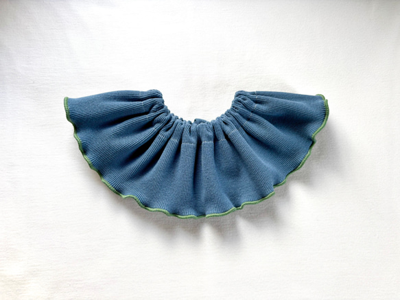 フリルスタイ詳細⸌◦̈⃝⸍ 限定色⭐︎スタイ フリル(ブルー×グリーン) スタイ・よだれかけ Raco