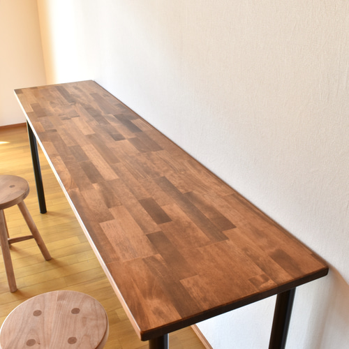 幅200cm】シンプルな長テーブル 机・デスク きいろの木工房 通販