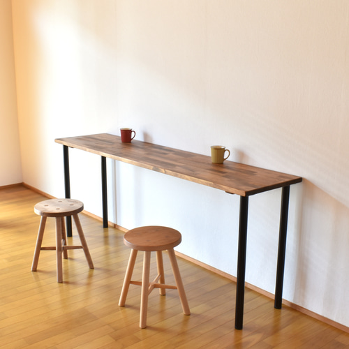 幅200cm】シンプルな長テーブル 机・デスク きいろの木工房 通販