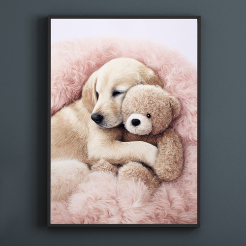 くまのぬいぐるみ - ラブラドールレトリバー犬】テディーベア・teddy