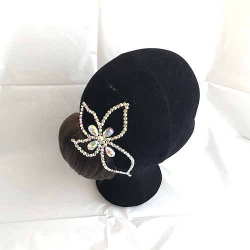 HO-11 ヘアアクセサリー 社交ダンス 新体操 バトントワリング 髪飾り