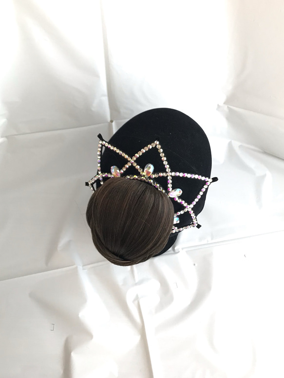 HO-12 ヘアアクセサリー 社交ダンス 新体操 バトントワリング 髪