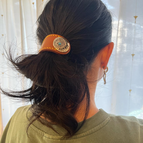 ネイティブコンチョ】レザーヘアゴム ヘアゴム Ohana 通販 19258871