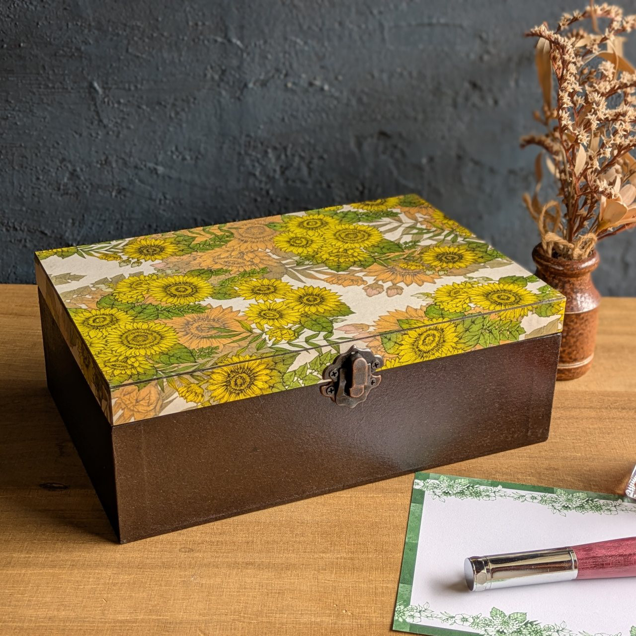 トランク型ボックス《ひまわり》