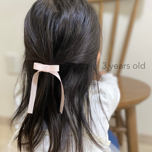 ロングリボン♡ヘアゴム キッズ ベビー セレモニー 子供 赤ちゃん