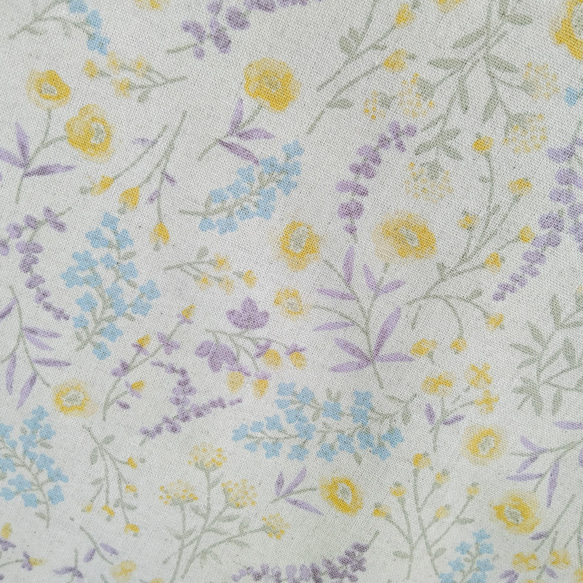 Lサイズ用かごバッグ専用インナー袋【Lavender】 5枚目の画像