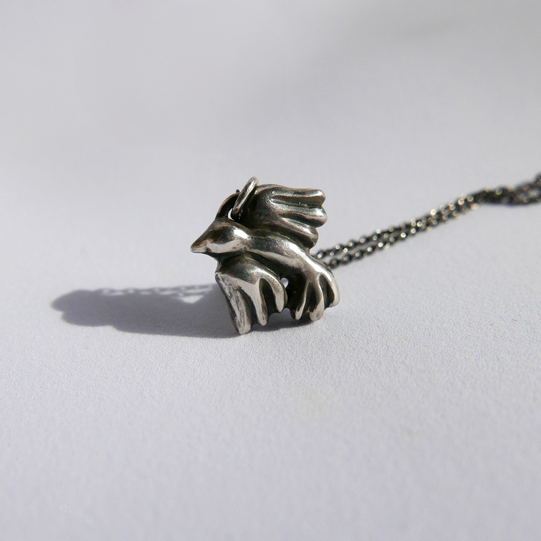 小鳥ネックレス/silver925/チェーン付き/送料込み