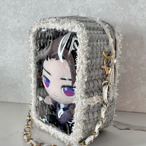 こはね　ぬいぐるみ　ポシェット　痛バッグ　痛ポシェット　オーダーメイド 痛バッグ リボン ぬいぐるみ ポシェット キルティング お財布