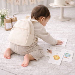 【これ1箱で準備完了！】1歳バースデー5点セット|一升米リュック・一升餅・1歳誕生日・米袋・選び取りカード・名入れ 3枚目の画像