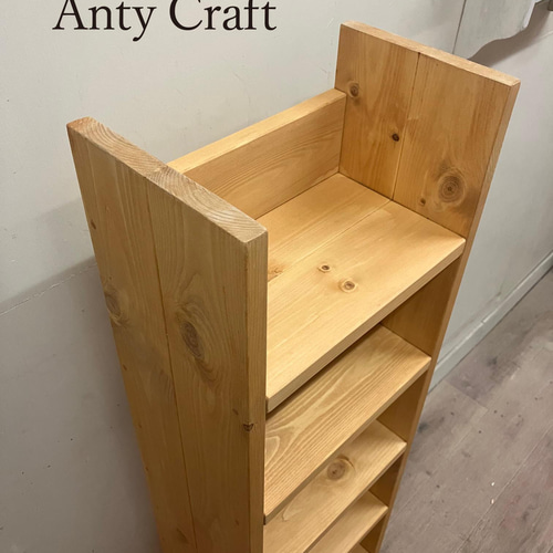 サイズオーダー可】【引取可能】7段飾り棚 CD収納棚 飾り棚 隙間収納