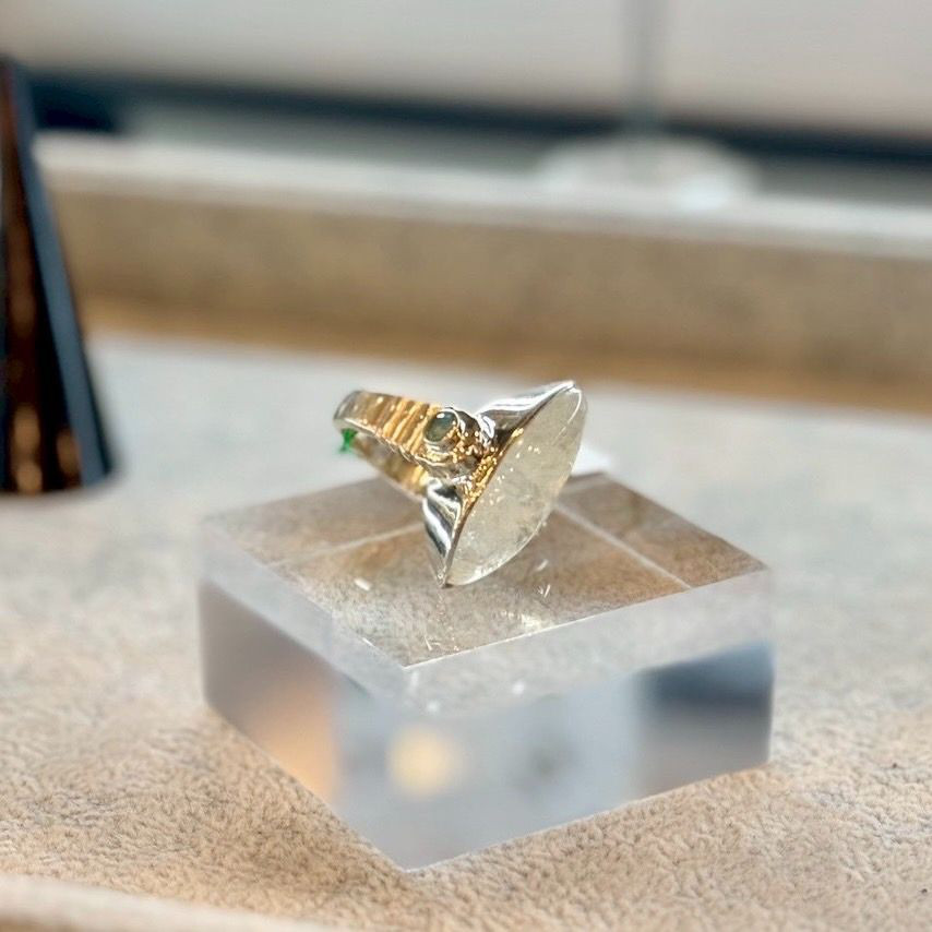 シルバーリング ムーンストーン 13号 シルバー925 天然石 レディース 一点物 ハンドメイド