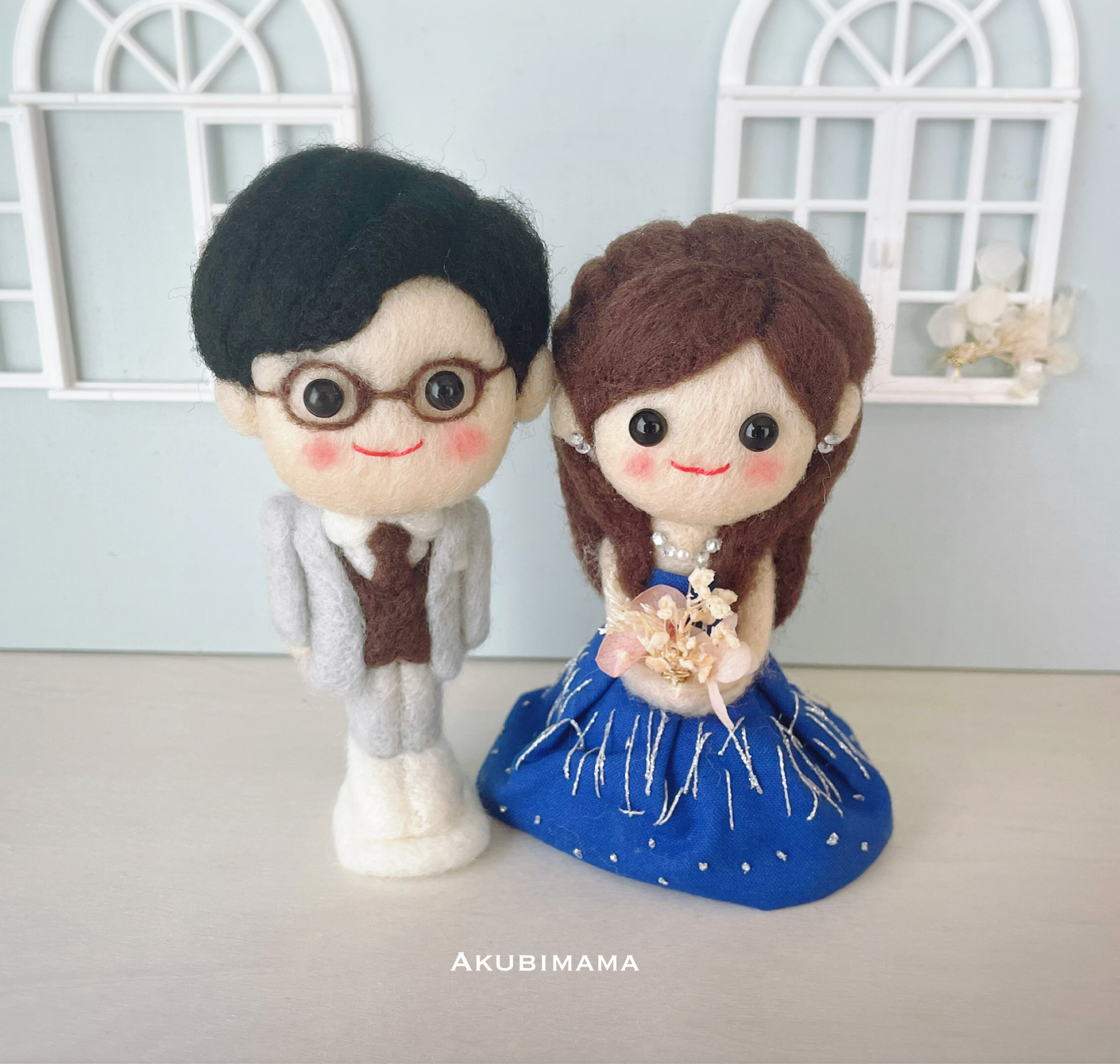 オーダー☆ウェディングドール小サイズ　結婚式　ウェディング　ウェルカムスペース　結婚祝い