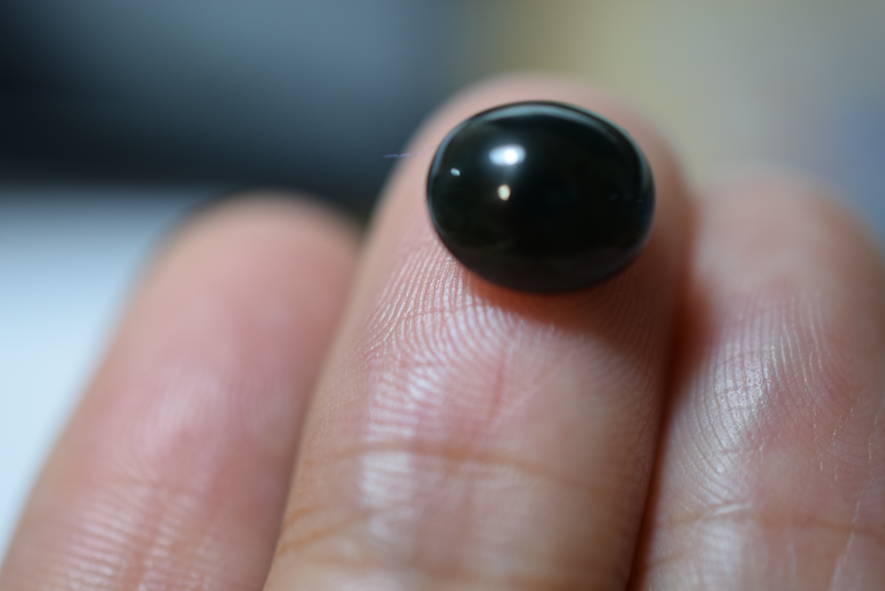 RS10-117 宝石質 墨翠 天然ミャンマー産 A貨 本翡翠 ルース 裸石 硬玉 ジェダイト