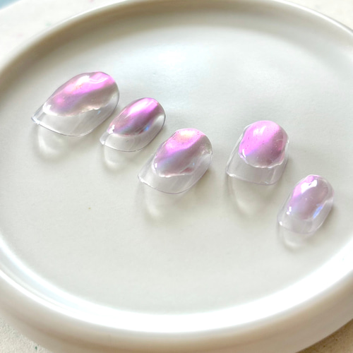 パープル ニュアンス ネイルチップ パープルのニュアンスネイル- ネイルチップ専門店ミチネイル