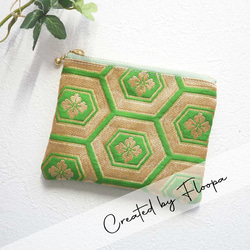 西陣織】着物帯リメイク✧*ポーチ（縁起もの/一点物/伝統工芸/京都西陣