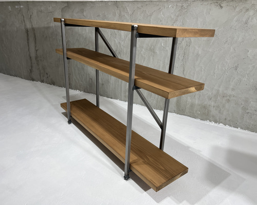 棚 ラック アイアン家具 シェルフ 無垢板 杉板 1_950a0d77be7b551ced93b55b5bf2