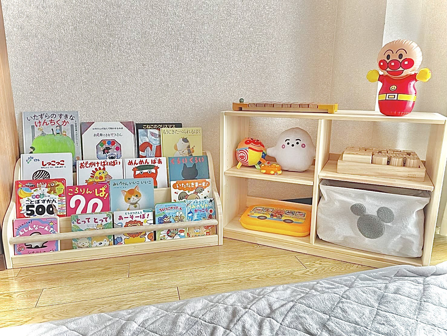 ①tomo様　絵本棚、おもちゃ棚セット カタタン様 絵本棚、おもちゃ棚セット 本棚・絵本棚・マガジン