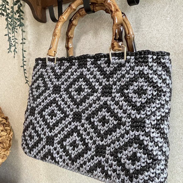 シルバー編み込みバケツ型かごバッグ シルバー 編み込み かごバッグ