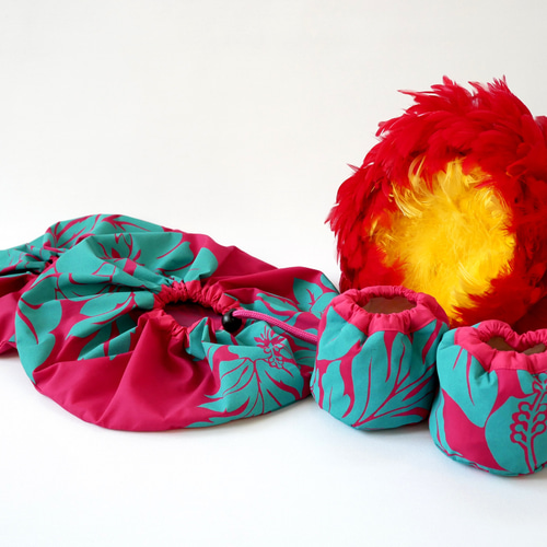 ウリウリケース ピンク×ミント フラダンス 楽器ケース その他バッグ