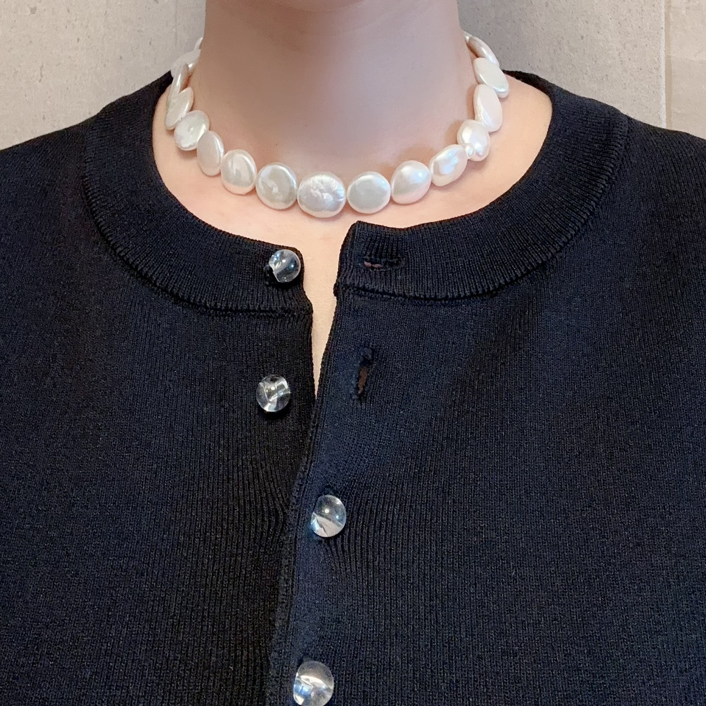 "Orchid オーキッド" パール　チョーカー   ネックレス