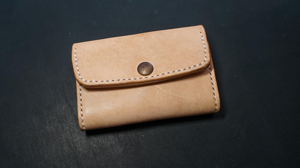 国産本革 たつのレザー カードケース 名刺入れ 手縫い ハンドメイド