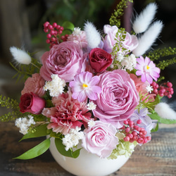 ビタミンカラーリース ～プリザーブドフラワーリース～玄関リース