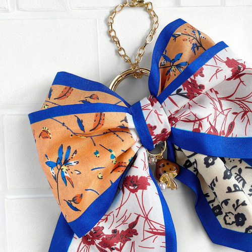 エレガント 2wayリボンスカーフ バッグチャーム その他アクセサリー