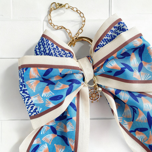 エレガント 2wayリボンスカーフ バッグチャーム その他アクセサリー