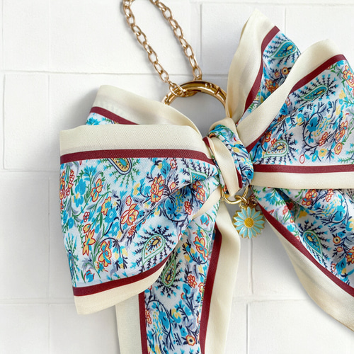 エレガント 2wayリボンスカーフ バッグチャーム その他アクセサリー